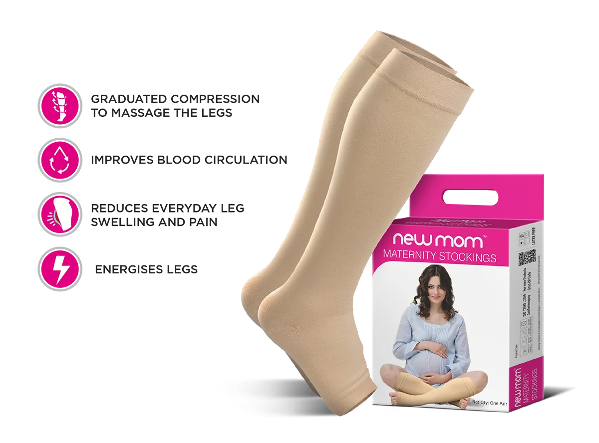 NewMom Maternity Compression Stockings